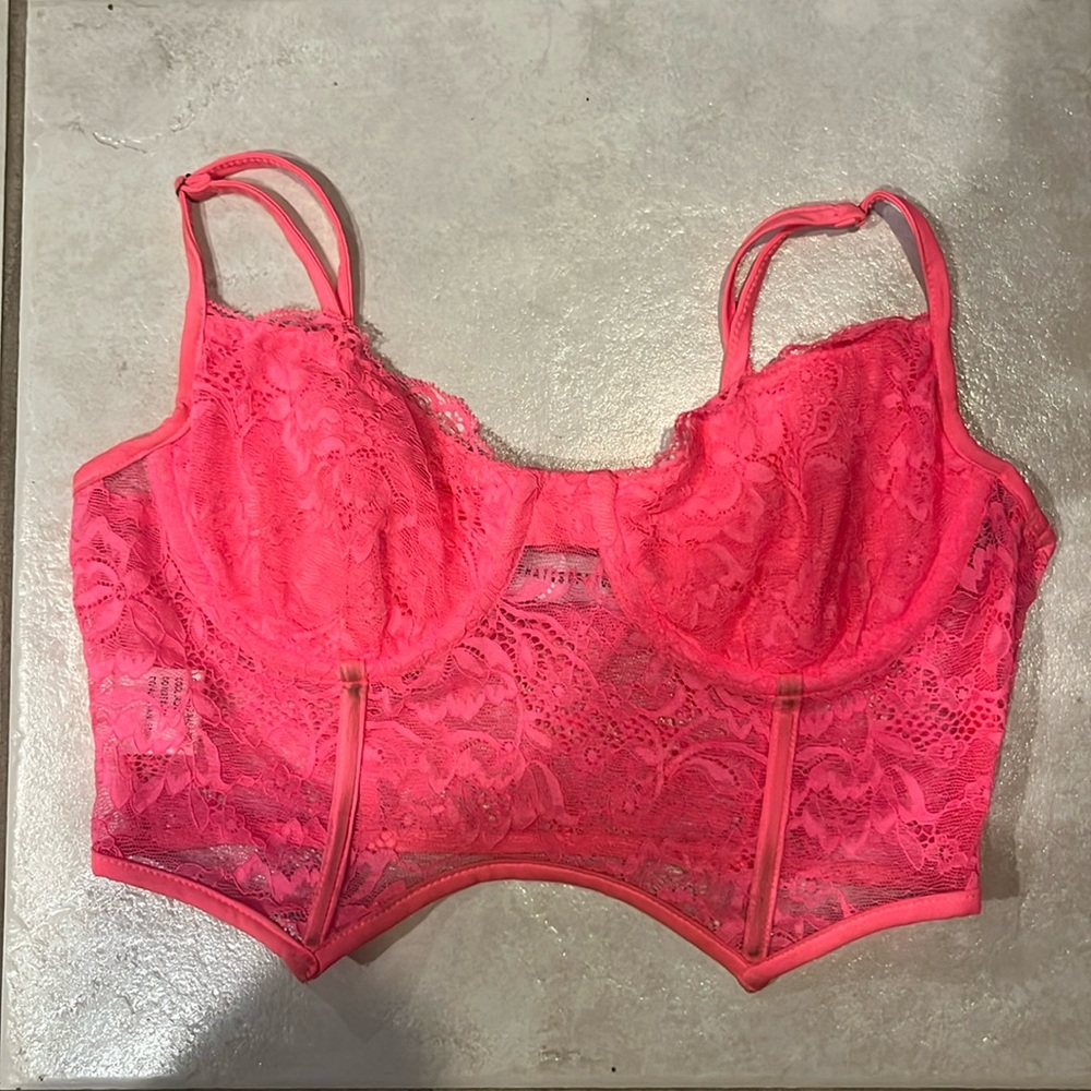 bright pink corset top from thatssofetch